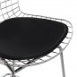 Preview: Barhocker aus Metall in Chrom