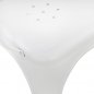 Preview: Stuhl VANTAGGIO COMFORT "Milch weiß" Stuhl im Industry-Design, stapelbar, Woodwell