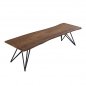 Preview: Bench in solid acacia wood | Country style 178x45x45 cm