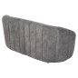 Preview: 2-SITZ-SOFAS AUS GRAUEM BOUCLE-STOFF 145 x 82 x 67 cm