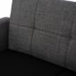 Preview: SCHLAFCOUCH 2 SITZ RHONA GRAU-SCHWARZ MIT STAURAUM 150x88x80