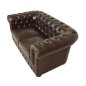 Preview: Chesterfield-sofa-zweisitzer-in-braun-kunstleder-woodwell.de