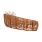 Preview: SOFA-LOUNGER LANTRY NATURRATTAN – WEIßE KISSEN 215x60x78 cm