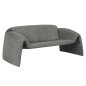 Preview: SOFA 2-SEATER TREK METAL FRAME-GREY FABRIC 160x80x63Hcm