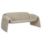 Preview: SOFA 2-SITZER TREK METALLGESTELL UND BEIGEM STOFF 160x80x63Hcm