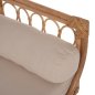 Preview: OUTDOOR-SOFAS CHARMELLA NATURRATTAN-BEIGE KISSEN 187x69x76Ycm