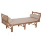 Preview: OUTDOOR-SOFAS CHARMELLA NATURRATTAN-BEIGE KISSEN 187x69x76Ycm