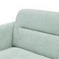 Preview: WENDBARES ECKSOFA FLYER, MINZ FARBE STOFF, HOHE BEINE AUS METALL, 285 x 86 – 172 x 74 Hcm