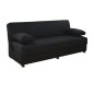 Preview: 3-Sitzer Schlaf-Sofa EGE mit Stauraum | In Schwarz