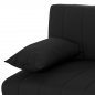 Preview: SCHLAFSOFA "ANDRI" 3-SITZER SCHWARZ 180x72x77 cm