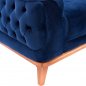 Preview: ΚΑΝΑΠΕΣ ΚΡΕΒΑΤΙ BENNINGTON ΤΡΙΘΕΣΙΟΣ ΜΠΛΕ 240x95x80 εκ.