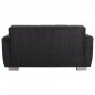 Preview: 2-Sitzer-Schlafsofa in grau, 180x84x88 cm