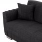 Preview: 2-Sitzer-Schlafsofa in grau, 180x84x88 cm