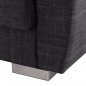 Preview: 2-Sitzer-Schlafsofa in grau, 180x84x88 cm