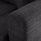 Preview: 2-Sitzer-Schlafsofa in grau, 180x84x88 cm