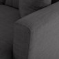 Preview: SCHLAFSOFA ECKE REVERSIBEL GRAU 200x133x77cm