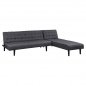 Preview: "ZELDA" Eck-Liegebett wendbarer Gesang 254X163X74 cm WW3154.01