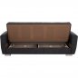 Preview: 3-Sitzer-Schlafsofa in grau, 215 x 80 x 77 cm