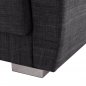 Preview: 3-Sitzer-Schlafsofa in grau, 215 x 80 x 77 cm