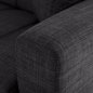 Preview: 3-Sitzer-Schlafsofa in grau, 215 x 80 x 77 cm