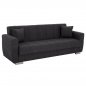 Preview: 3-Sitzer-Schlafsofa in grau, 215 x 80 x 77 cm