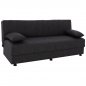 Preview: SCHLAFSOFA "ANDRI" 3-SITZER GRAU 180x72x77 cm
