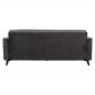 Preview: SCHLAFSOFA "PORTMAN" 2-SITZER IN GRAU 140x80x87 cm