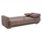 Preview: 3-Sitzer-Schlafsofa in beige, 215 x 80 x 77 cm