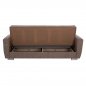 Preview: 3-Sitzer-Schlafsofa in beige, 215 x 80 x 77 cm