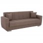 Preview: 3-Sitzer-Schlafsofa in beige, 215 x 80 x 77 cm