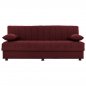 Preview: SCHLAFSOFA "ANDRI" 3-SITZER ROT 180x72x77 cm