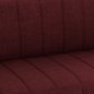 Preview: SCHLAFSOFA "ANDRI" 3-SITZER ROT 180x72x77 cm