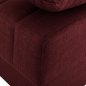 Preview: SCHLAFSOFA "ANDRI" 3-SITZER ROT 180x72x77 cm