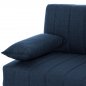 Preview: SCHLAFSOFA "ANDRI" 3-SITZER BLAU 180x72x77 cm