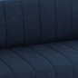 Preview: SCHLAFSOFA "ANDRI" 3-SITZER BLAU 180x72x77 cm