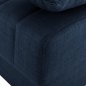 Preview: SCHLAFSOFA "ANDRI" 3-SITZER BLAU 180x72x77 cm