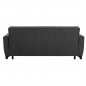 Preview: SCHLAFSOFA 3-SITZER HOHE RÜCKENLEHNE GRAU 225x84x88