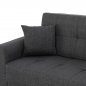 Preview: SCHLAFSOFA 3-SITZER HOHE RÜCKENLEHNE GRAU 225x84x88