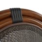 Preview: Aluminum chair with a bamboo look in brown