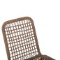 Preview: ALUMINIUMSTUHL ANTHRAZITGESTELL - BEIGES SYNTHETISCHES RATTAN 46x59x80Hcm
