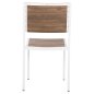 Preview: ALUMINIUMSTUHL WEISS MIT POLYWOOD 46x52x86Hcm