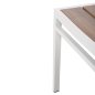 Preview: ALUMINIUMSTUHL WEISS MIT POLYWOOD 46x52x86Hcm