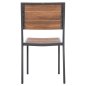 Preview: ALUMINIUMSTUHL DUNKELGRAU MIT POLYWOOD 46x52x86Hcm