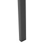 Preview: ALUMINIUMSTUHL DUNKELGRAU MIT POLYWOOD 46x52x86Hcm