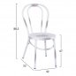 Preview: Aluminum chair Vienna type white patina