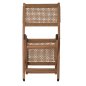 Preview: FOLDING CHAIR MADE OF BEECH WOOD AND ROPE IN NATURAL 47X58X84Hcm