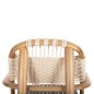 Preview: DESIGN STUHL SESSEL AUS ESCHENHOLZ UND SEIL NATUR