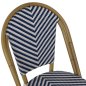 Preview: ΚΑΡΕΚΛΑ BAMBOO LOOK ΣΕ ΚΑΦΕ ΚΑΙ ΜΠΛΕ-ΛΕΥΚΗ ΕΠΕΝΔΥΣΗ 50x54x84,5Yεκ.