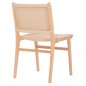 Preview: CHAIR IGNACIO RUBBERWOOD KNITTED NATURAL ROPE 50X60X87H