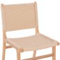 Preview: CHAIR IGNACIO RUBBERWOOD KNITTED NATURAL ROPE 50X60X87H